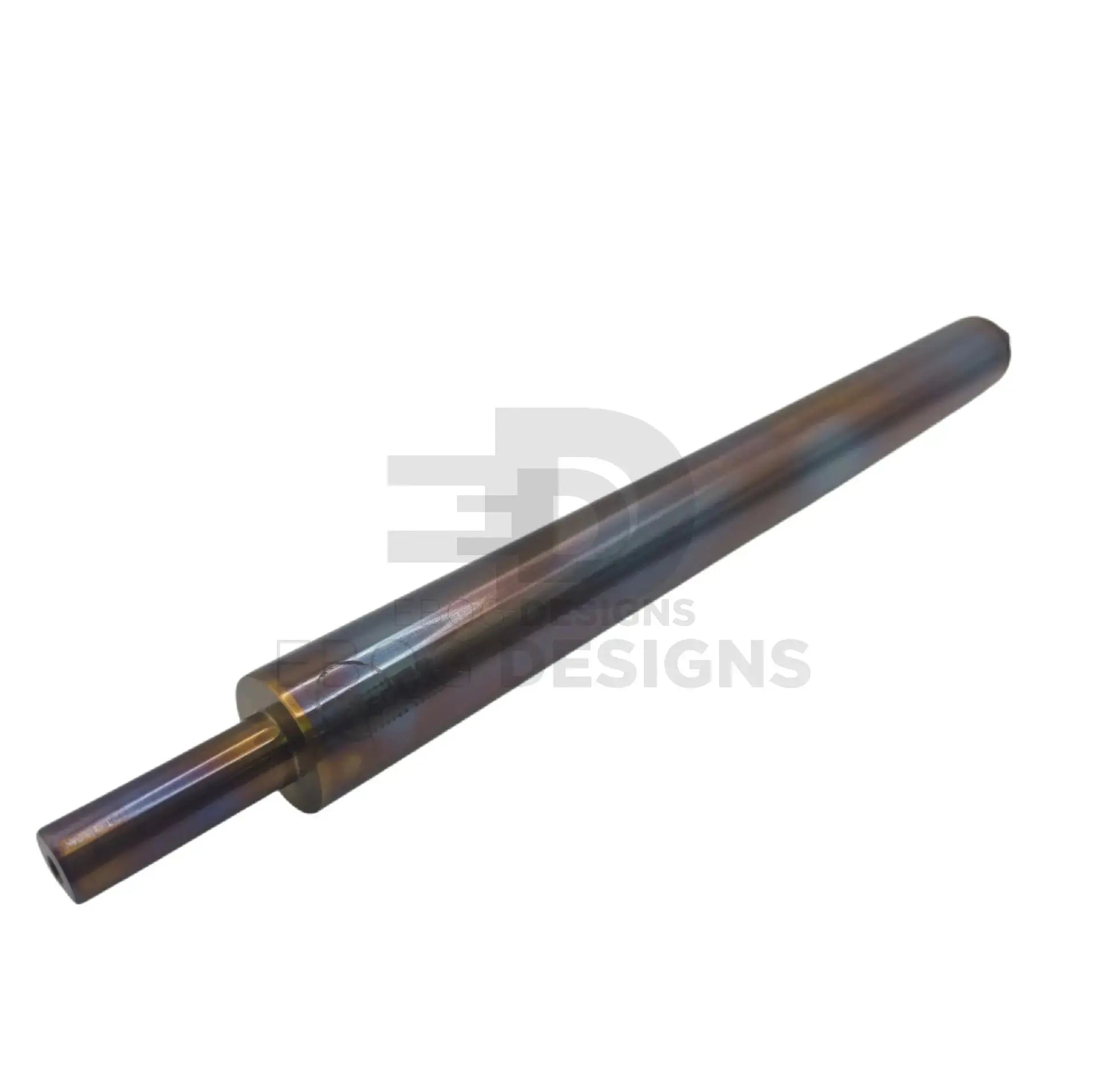 Pre-order Edgi Custom Works VSR cylinder and cylinder head in a flame-anodised finish, spiral-fluted, for VSR-10 sniper rifles, shown from another angle