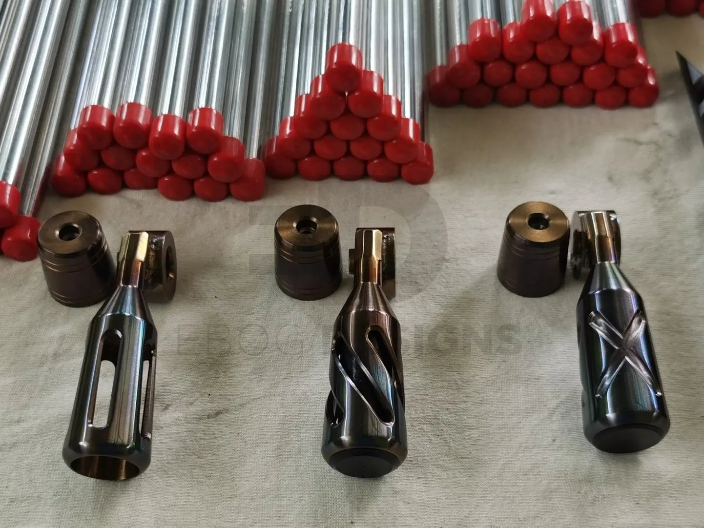 Pre-Order Edgi Customs - VSR Jurassic Bolt Handle and end cap Edgi Custom Works - Airsoft 