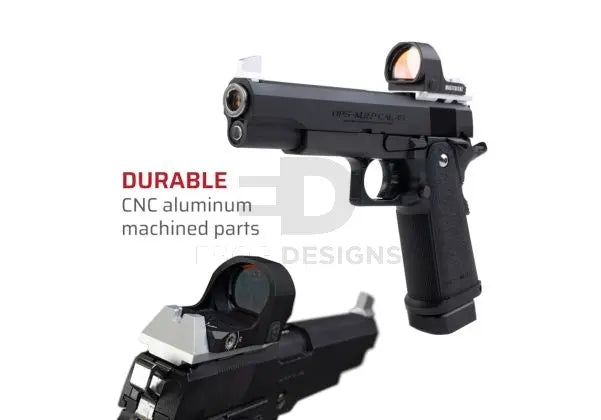 RWA 2011 Red Dot Plate (RMR Mount Base) for TM Hi-Capa 5.1 - Silver Airsoft Masterpiece - Airsoft 