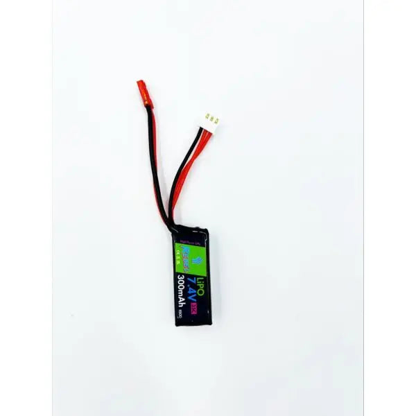 Rebel HPA micro battery, 7.4v 35C 300mAh with a JST connector, for HPA airsoft engines