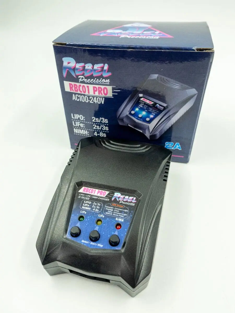 Rebel RBC01 Pro Compact Smart Charger (Lipo,Life,Nimh,HPA) Rebel - Airsoft 