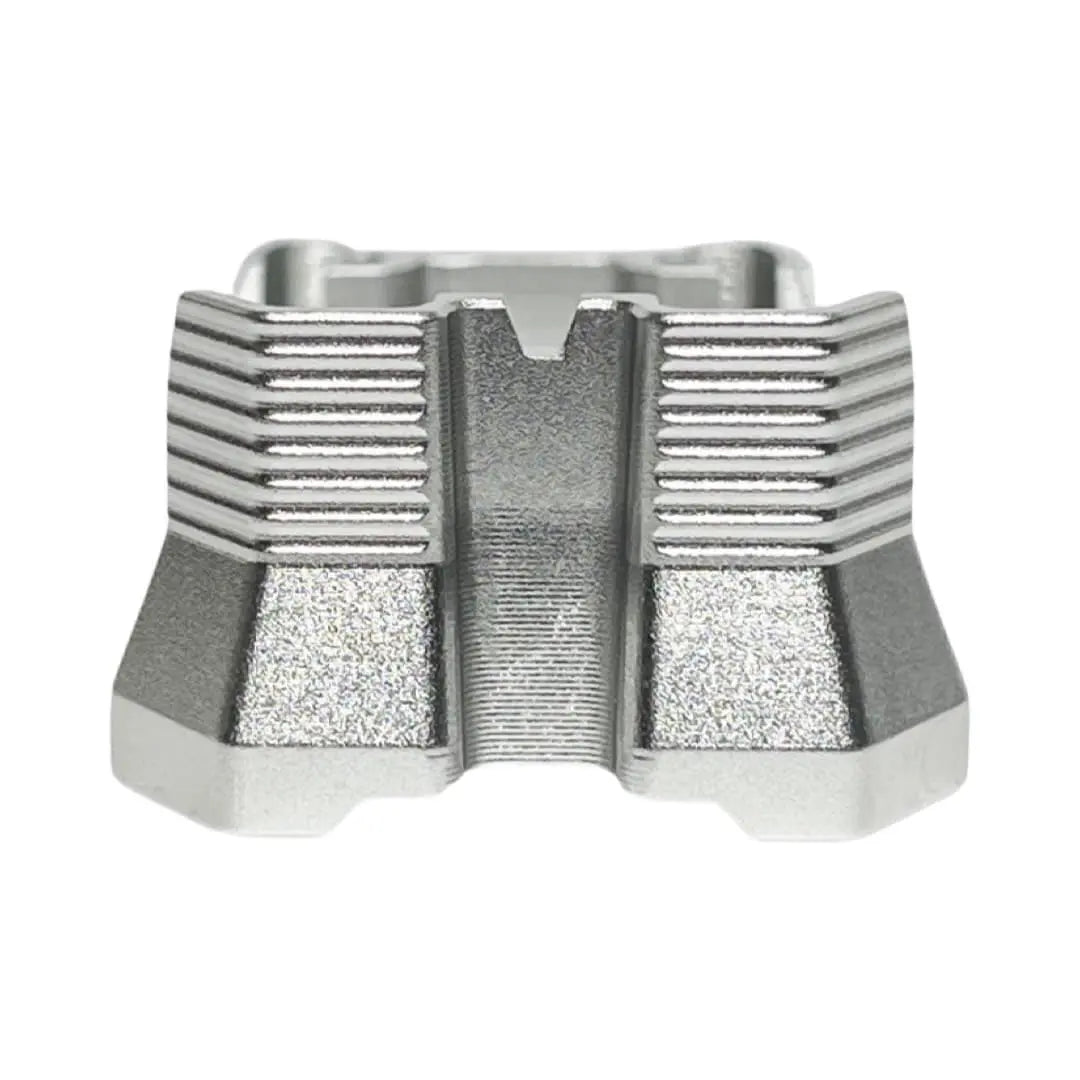 CTM HPA M4 magazine adapter CNC magwell, silver