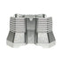 CTM HPA M4 magazine adapter CNC magwell, silver