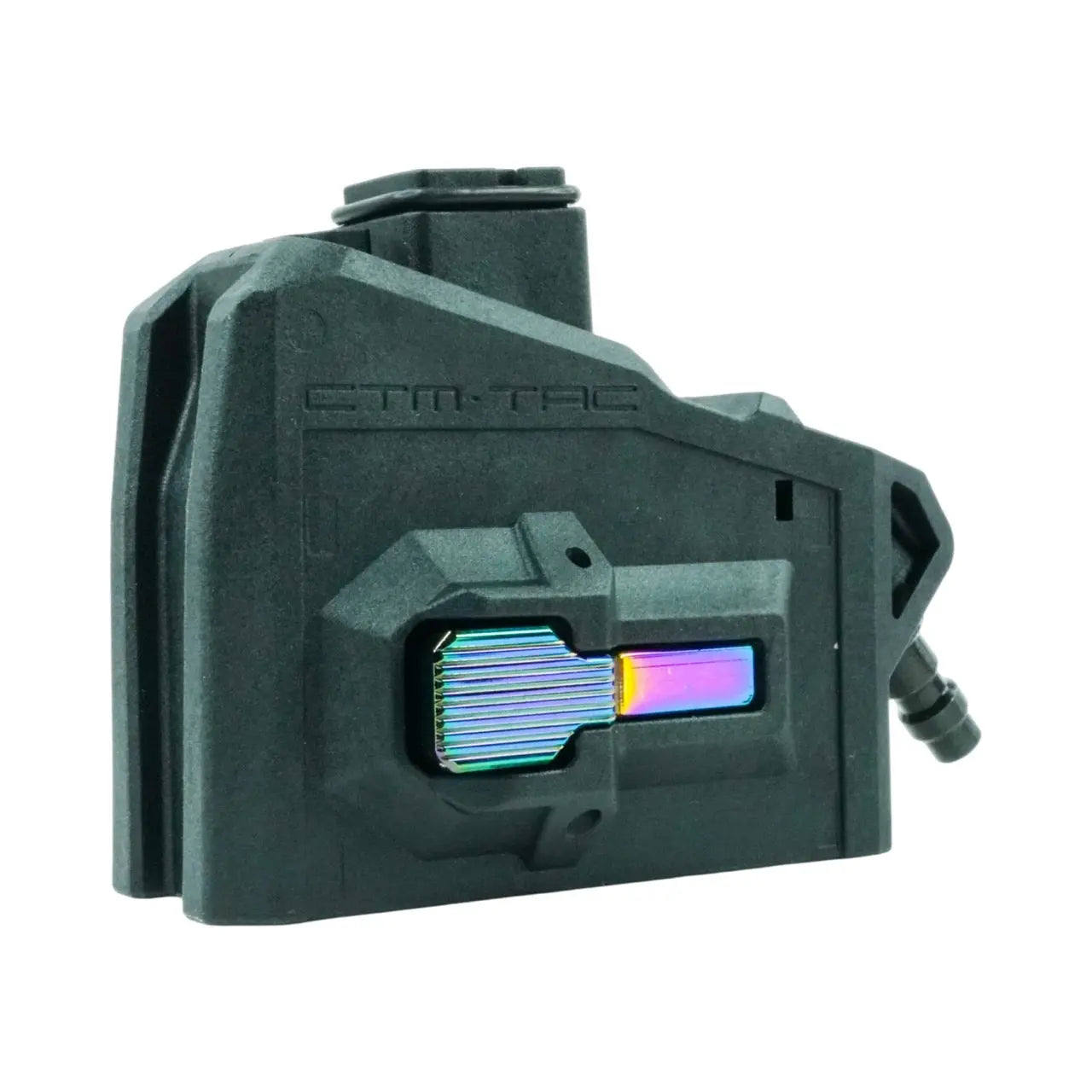 CTM AAP-01 / Glock HPA M4 magazine adapter, black and rainbow