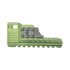 CTM extended rail blast shield for AAP-01, army green