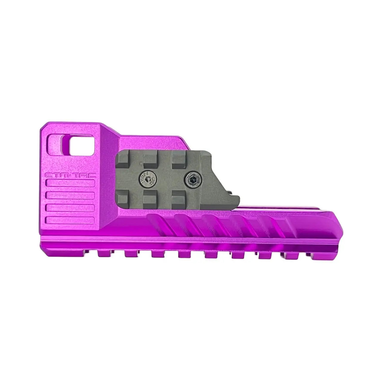 CTM extended rail blast shield for AAP-01, purple