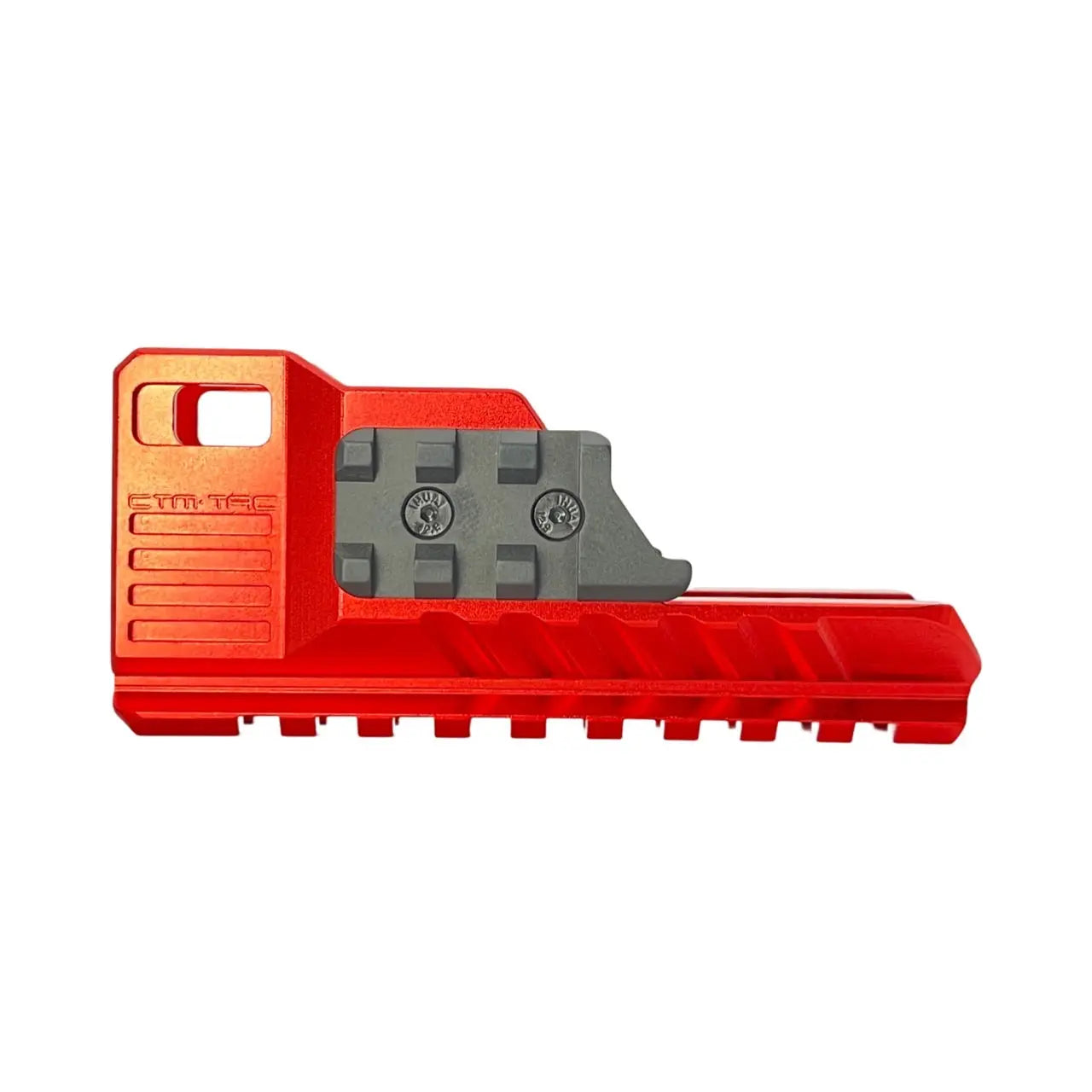 CTM extended rail blast shield for AAP-01, red