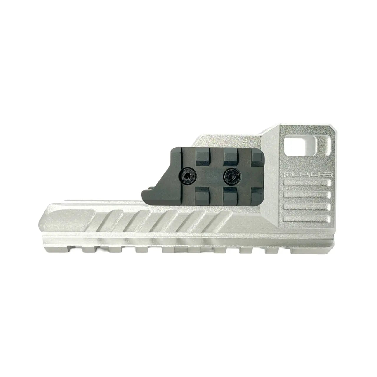 CTM extended rail blast shield for AAP-01, silver