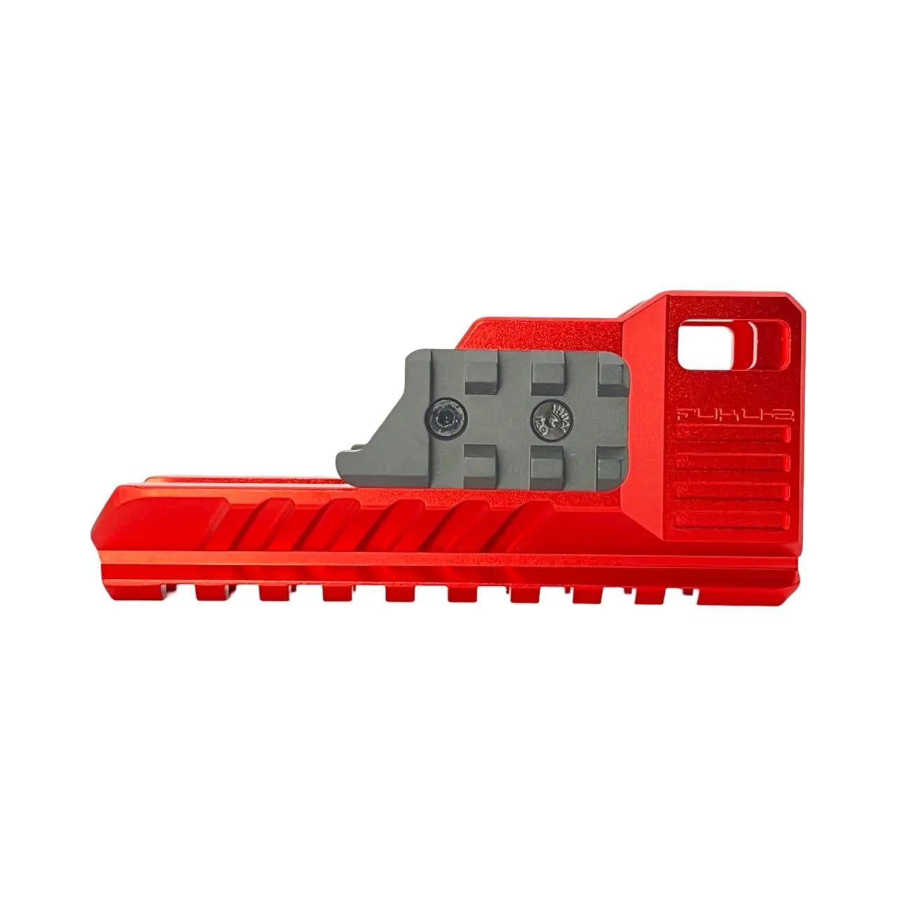 CTM extended rail blast shield for AAP-01, red