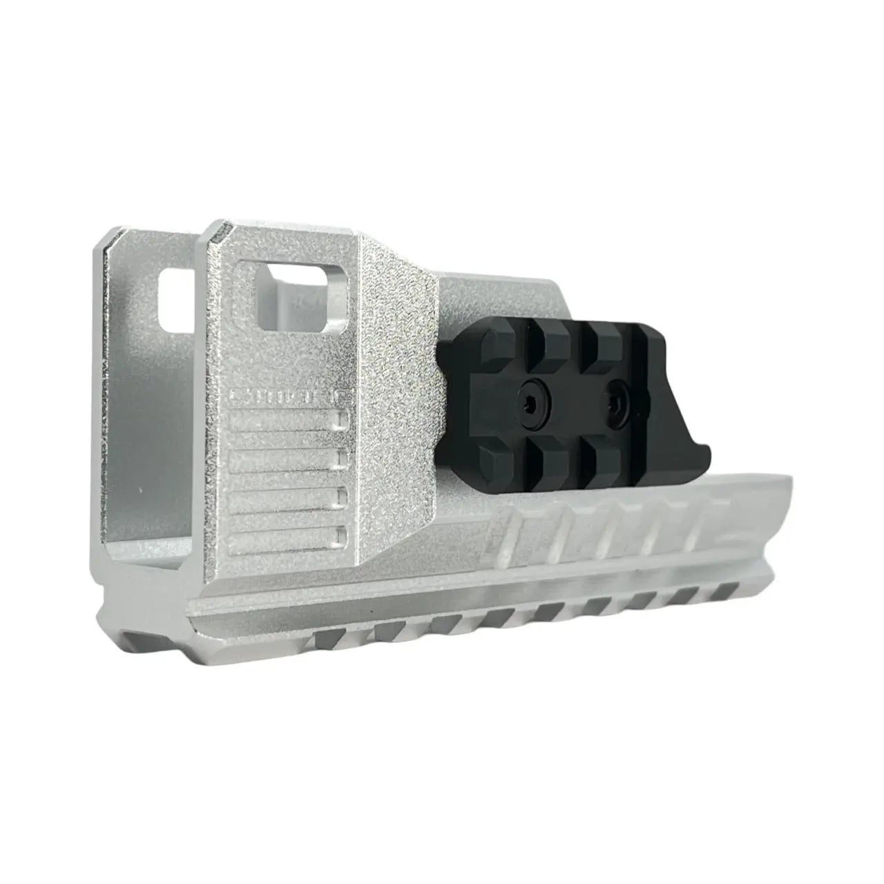 CTM extended rail blast shield for AAP-01, silver