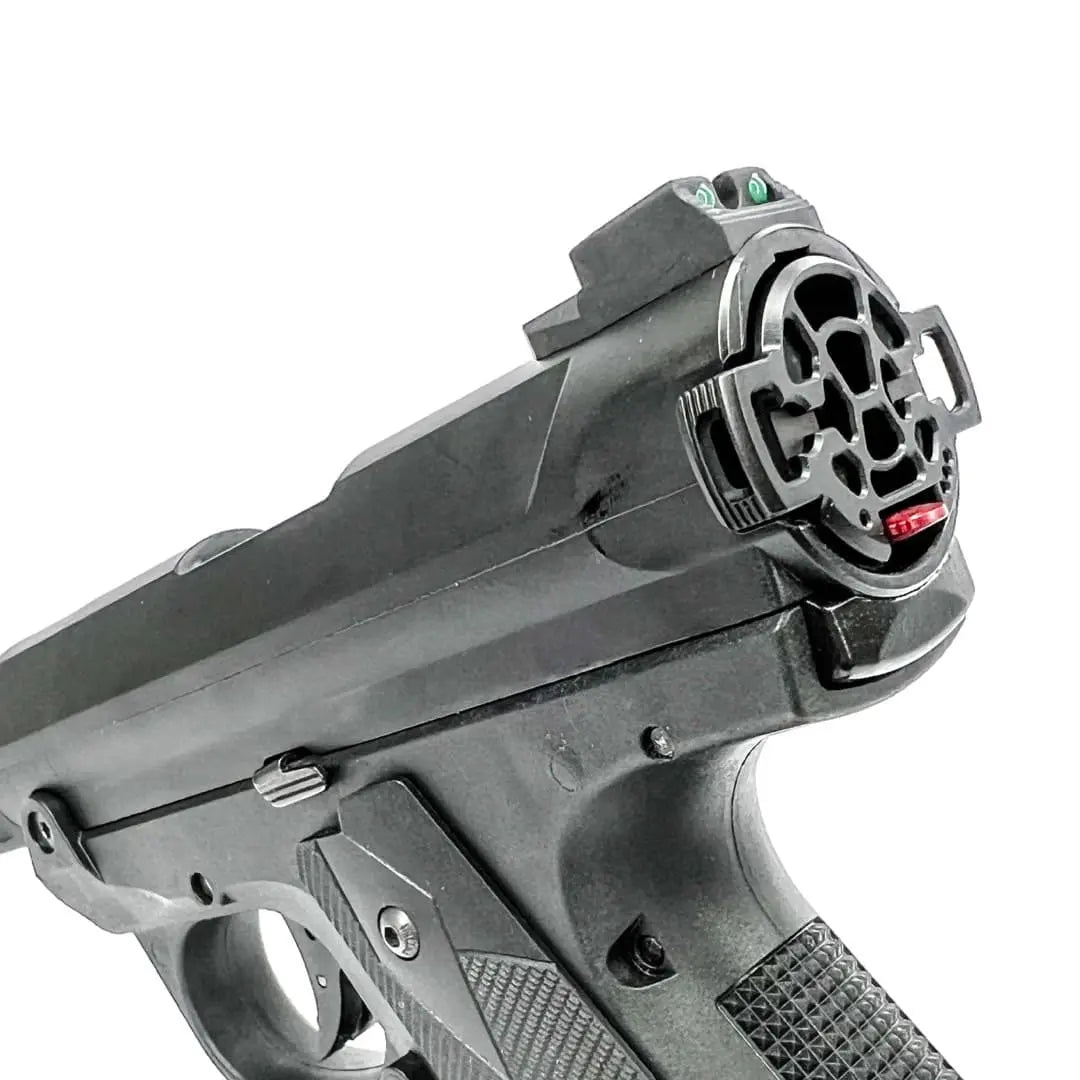 CTM AAP-01/C 7075 advanced bolt V2 installed in an AAP-01, blue