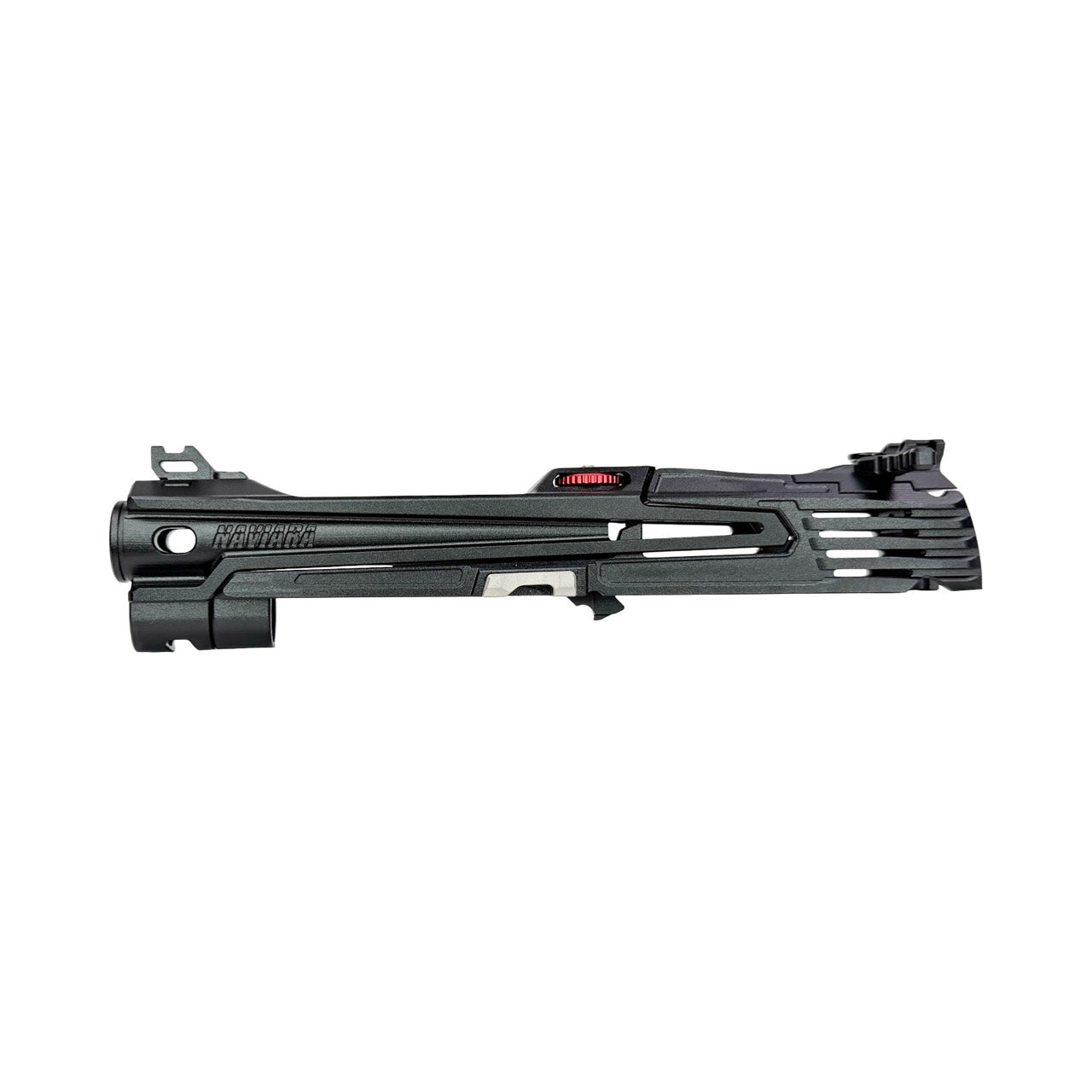 CTM NAVIARA split slide for the Tokyo Marui Hi-Capa 4.3 in black, side view