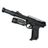 CTM CNC upper and lower Picatinny rail set for AAP-01, silver