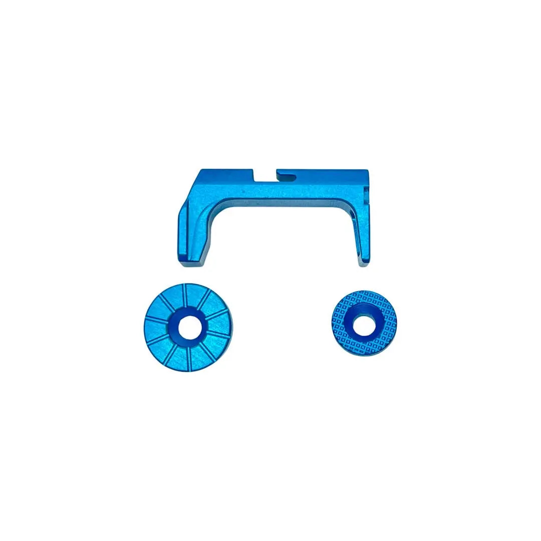 CTM Fuku-2 frame CNC magazine release set, blue