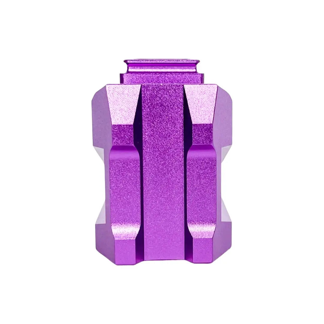 CTM CNC magazine extension plate for WE Glock and AAP-01/C, purple
