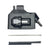 CTM Hi-Capa HPA M4 magazine adapter, black and grey