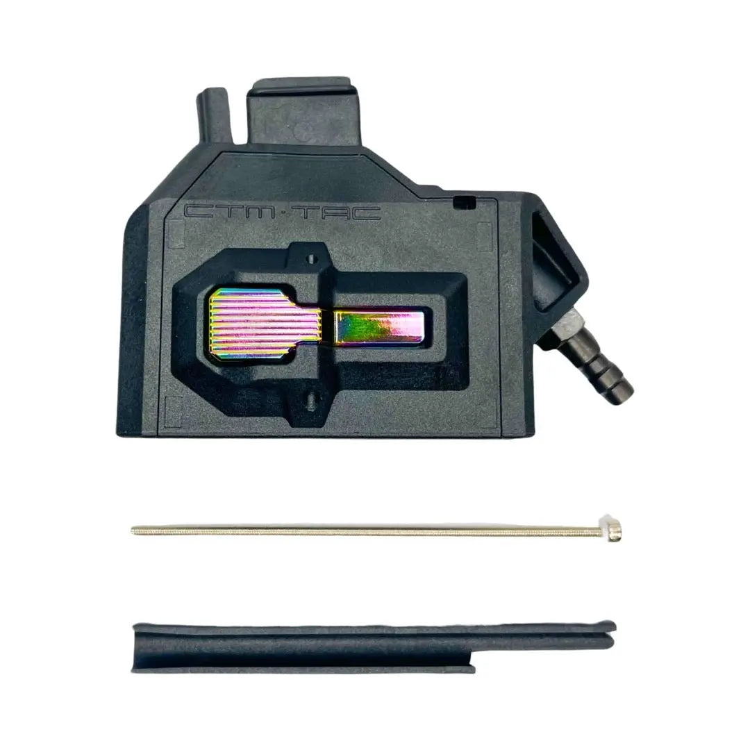 CTM Hi-Capa HPA M4 magazine adapter, black and rainbow