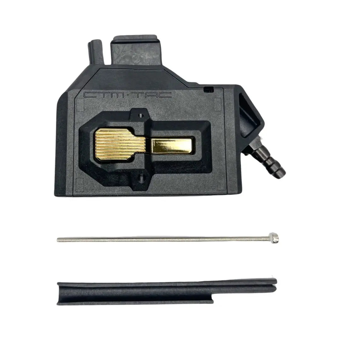 CTM Hi-Capa HPA M4 magazine adapter, black and electroplated gold