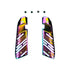 CTM Fuku-2 frame CNC aluminium side panel, rainbow