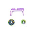 CTM Fuku-2 frame CNC magazine release set, rainbow
