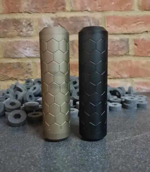 Sniper Mechanics - Hexx Suppressor XL - 14mm CCW Sniper Mechanics - Airsoft 