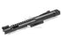 TTI 6-inch Scorpion CNC upper receiver for the Action Army AAP-01, in black, with a full-length Picatinny top rail, ported integral compensator and red fibre-optic front sight
