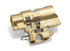 TTI Infinity one-piece CNC TDC hop-up chamber for the Tokyo Marui Hi-Capa, in brass, with the top-dead-centre adjustment screw and TTI Airsoft engraving