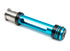 TTI VSR-10 90 degree piston with a blue anodised aluminium body and stainless steel head