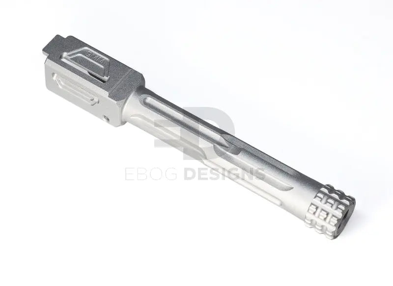TTI VFC G-series fixed outer barrel, Type A spiral-fluted straight profile, silver