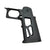 Tapp skeleton Hi-Capa grip in Cerakote black for airsoft