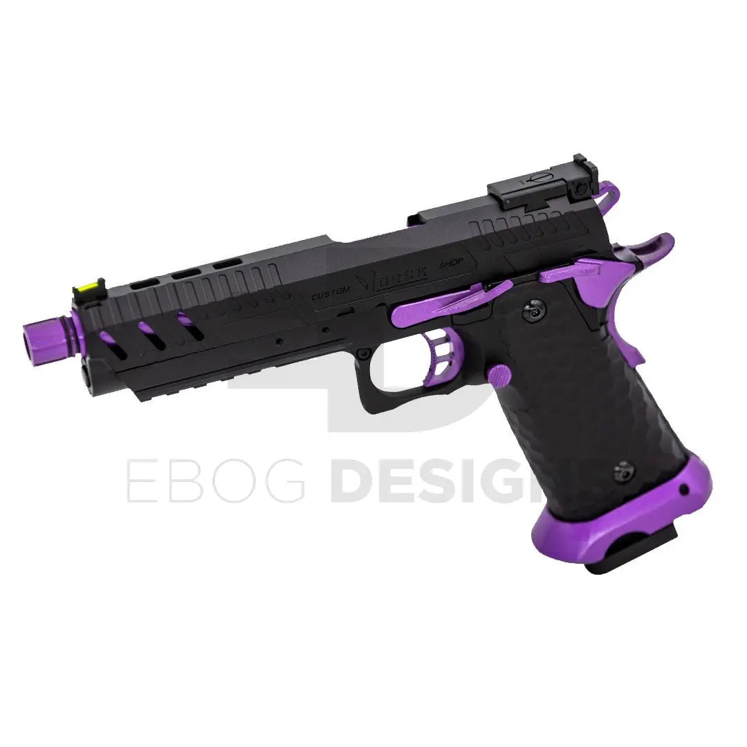 Vorsk Hi-Capa CS Vengeance 5.1 GBB Pistol (Black) (Purple Match) Vorsk - Airsoft 