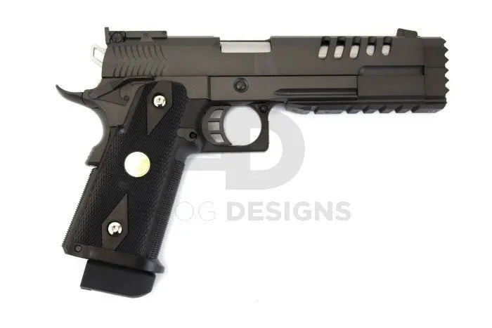 WE Hi-Capa 5.2 GBB Pistol (K) Black WE - Airsoft 