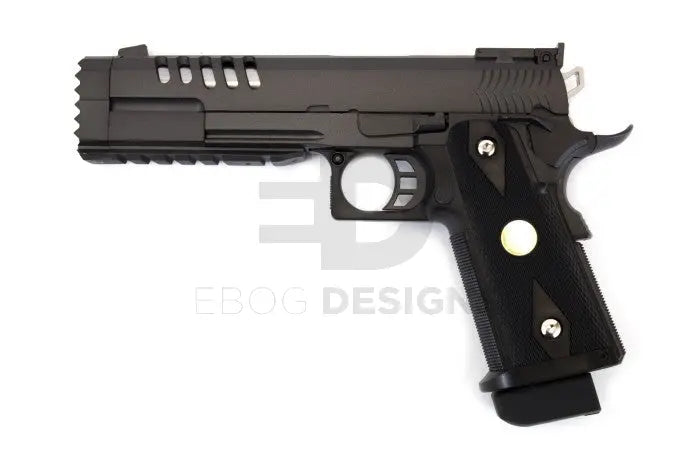 WE Hi-Capa 5.2 GBB Pistol (K) Black WE - Airsoft 