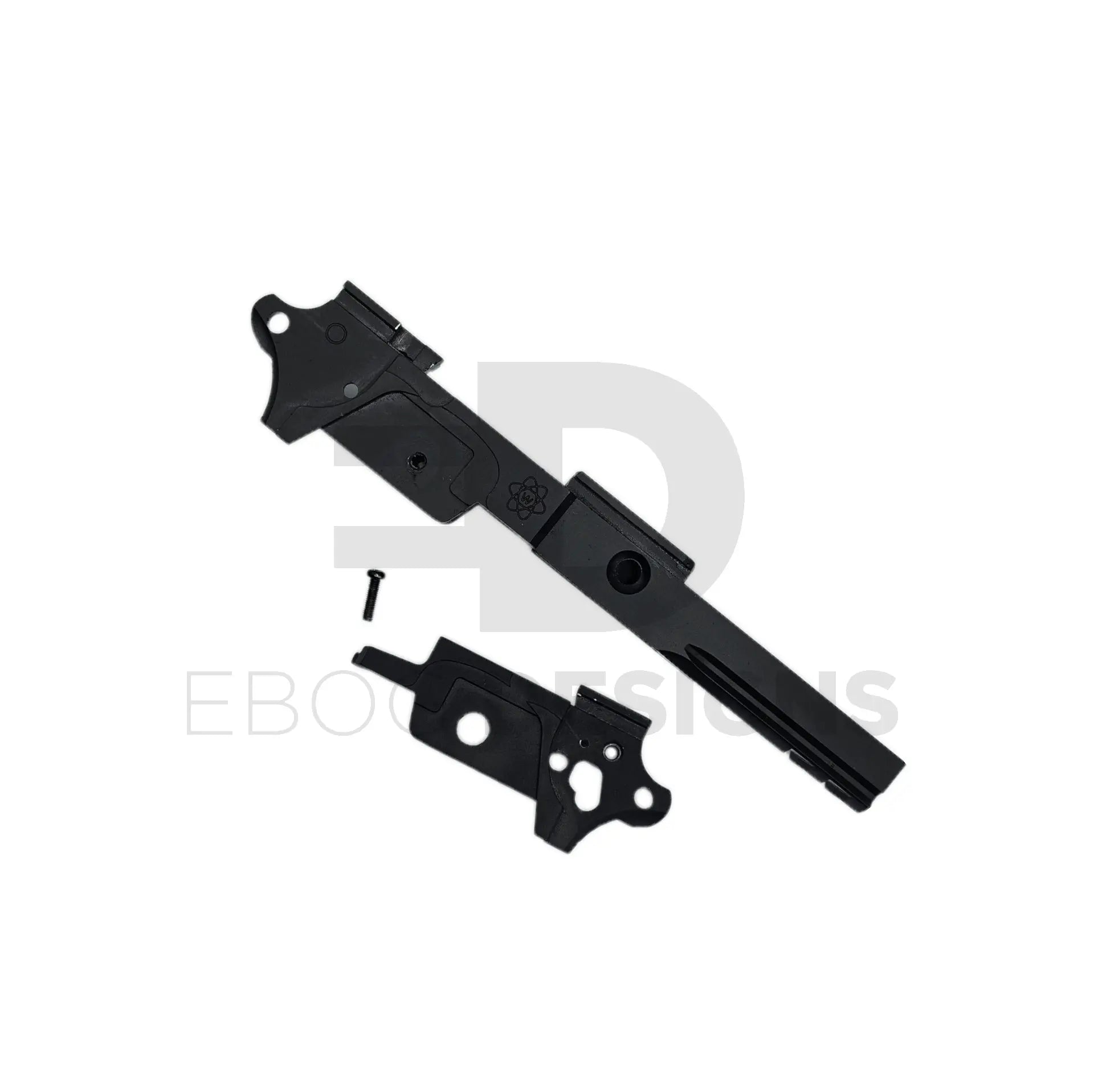 WE Hi-Capa Replacement part 36 46 55 - 5.1 Upper Frame Set (Railed) - A WE