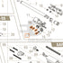 Action Army AAP-01 parts diagram with the set of four hop chamber bolts, part 17, outlined