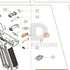 Action Army AAP-01 parts diagram with the lower grip pin, part 40, outlined
