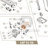 Action Army AAP-01 parts diagram with the hammer, part 52, outlined