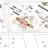 Action Army AAP-01 parts diagram with the nozzle assembly, parts 70 to 73, outlined