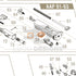 Action Army AAP-01 parts diagram with the selector plate, part 74, outlined