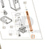 Action Army AAP-01 parts diagram with the magazine screw, part 81, outlined