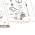 Action Army AAP-01 parts diagram with the inlet valve, part 90, outlined