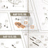 Action Army AAP-01C parts diagram with the rear sight (metal), parts 19 and 20, outlined