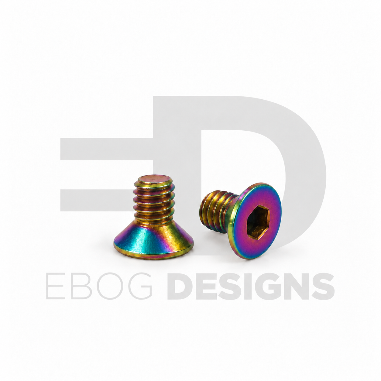 Ebog Designs AAP-01 rear sight screws, rainbow