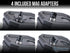 The four magazine adapters included with the EMG Autobot BB loader