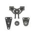 CTM holster SAF angle system and MOLLE panel kit