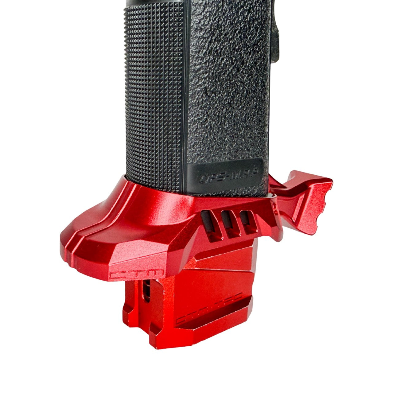 CTM - CNC Large Flared Magwell for Hi-Capa (Red)