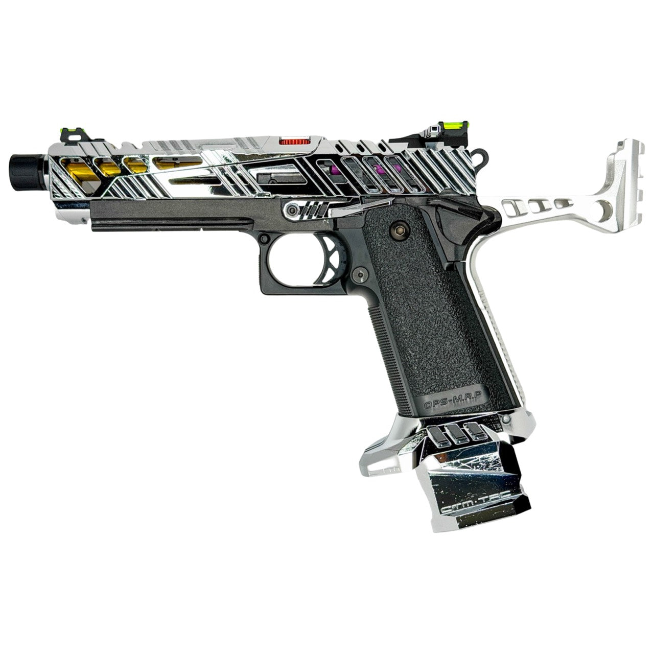 CTM - CNC Large Flared Magwell for Hi-Capa (Chrome)