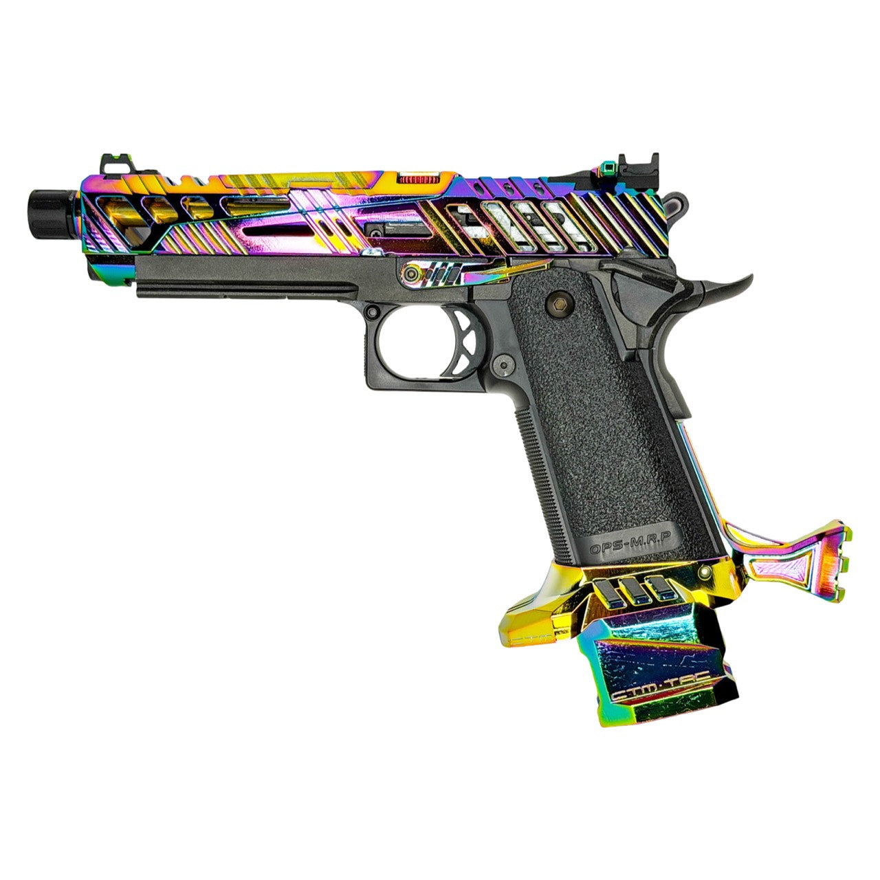 CTM - CNC Large Flared Magwell for Hi-Capa (Electroplated Rainbow)