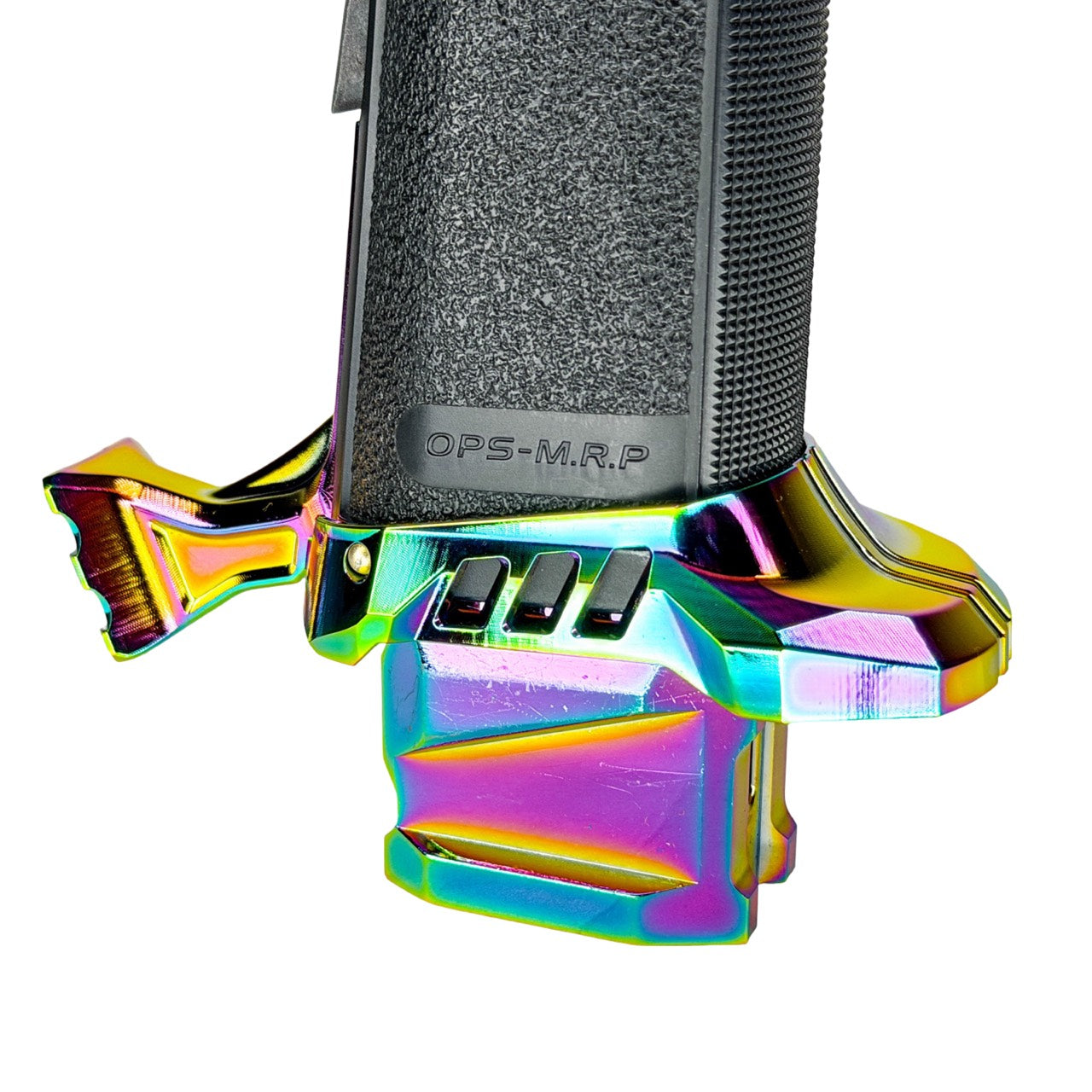 CTM - CNC Large Flared Magwell for Hi-Capa (Electroplated Rainbow)