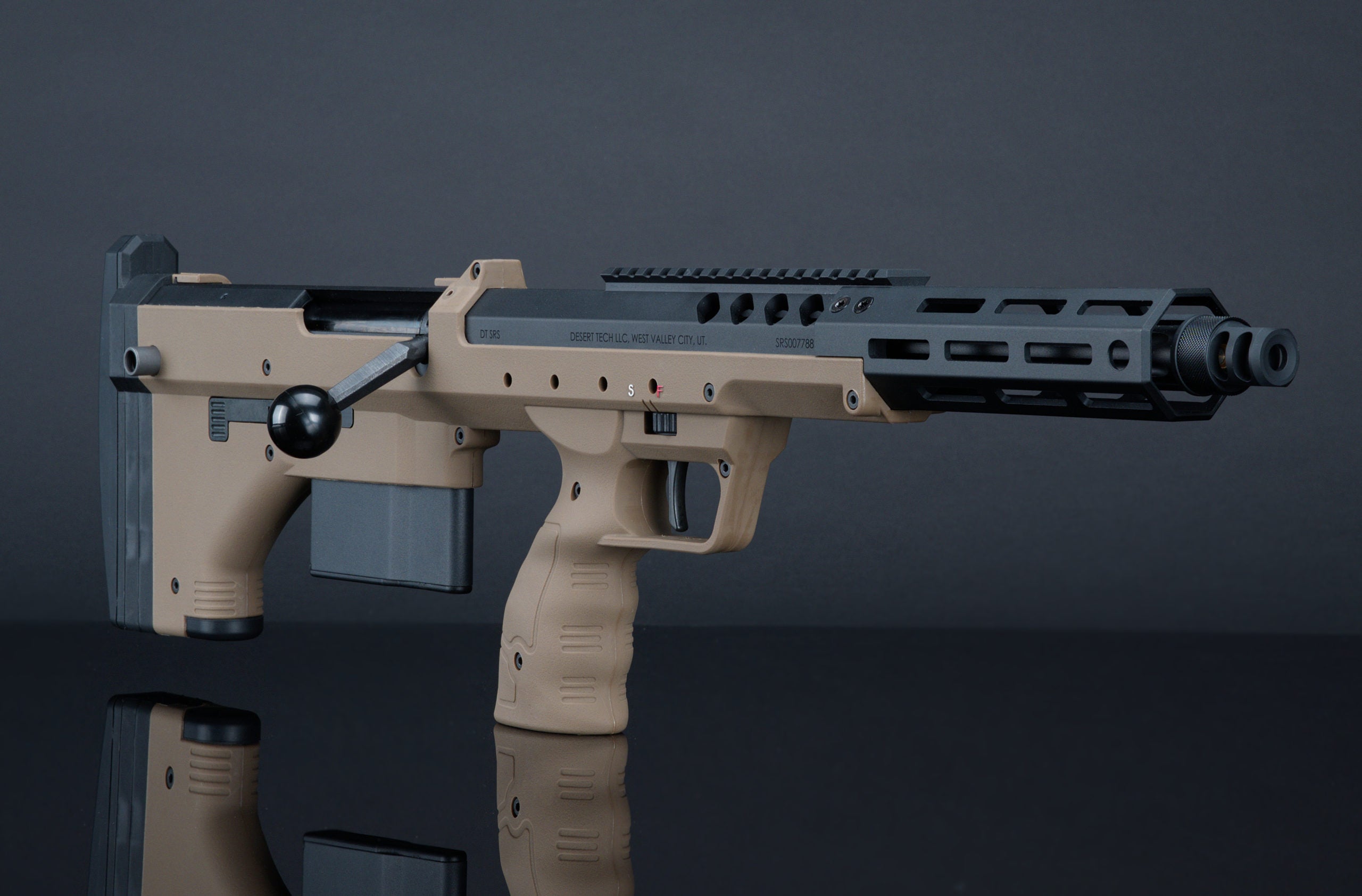 Silverback Desert Tech SRS-A2/M2 Covert 16” Right Handed (Various Colours) Socom Tactical Airsoft - Airsoft 